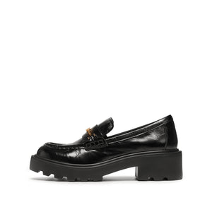 Black Embossed ST Horsebit Loafers