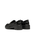 Load image into Gallery viewer, Black Embossed ST Horsebit Loafers
