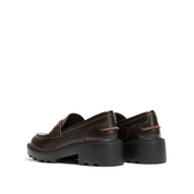 Brown Brushed Lucky Horse Hoof Loafers