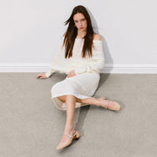 White Crystal Mary Jane Slingback Pumps