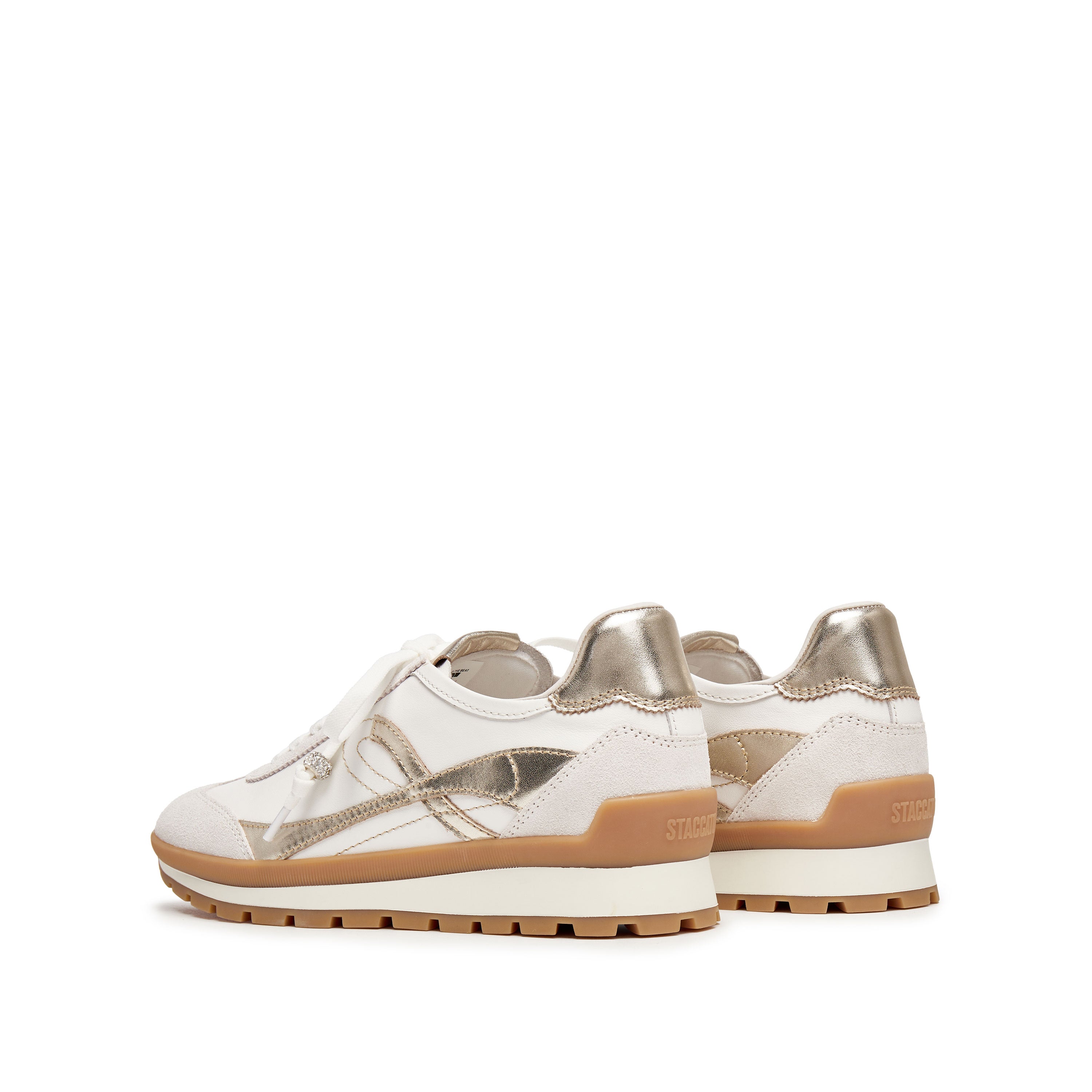 Gold Bow Logo ST Lace Up Runners