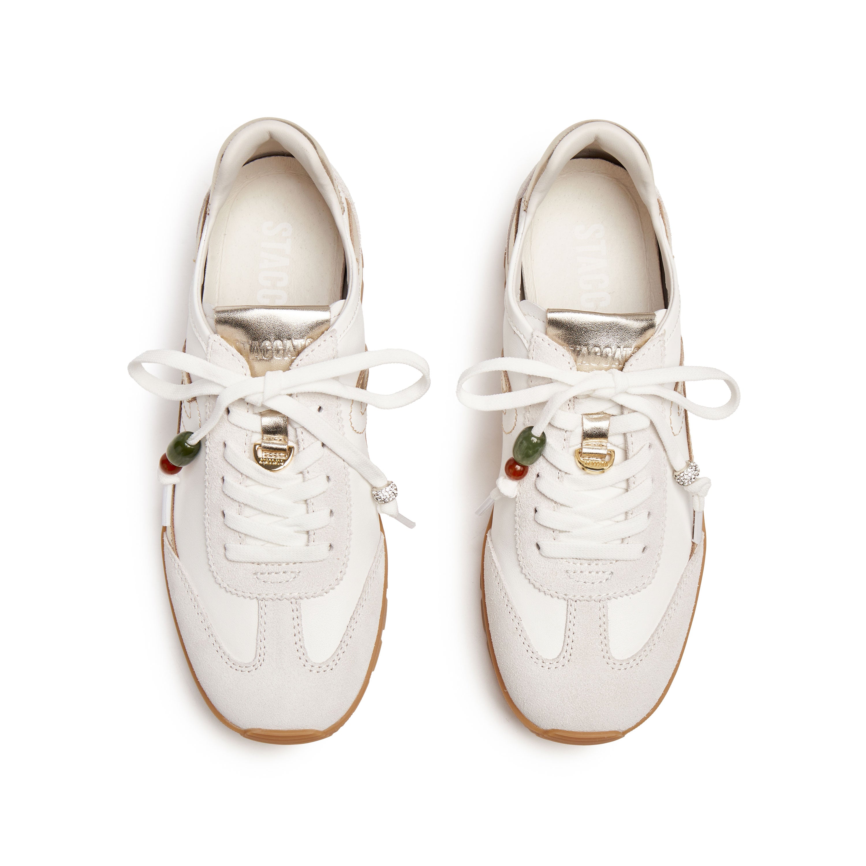 Gold Bow Logo ST Lace Up Runners