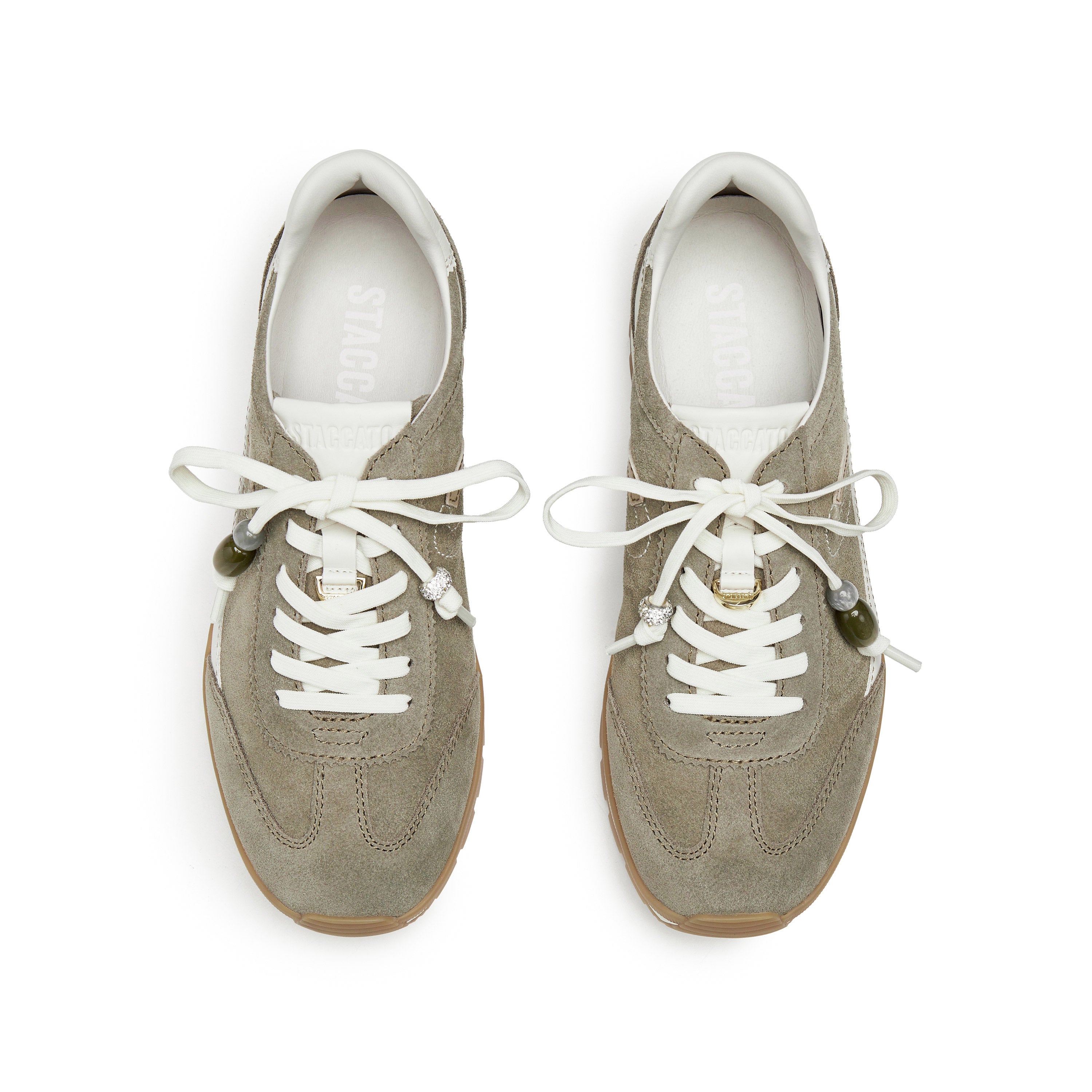 Green Bow Logo ST Lace Up Runners