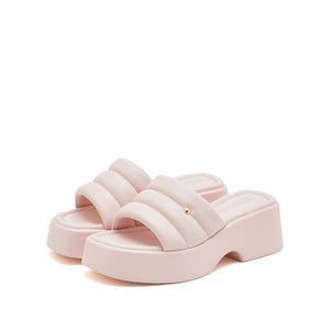 Pink Puffy Platform Sandals