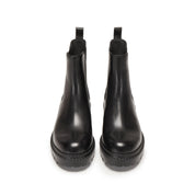 Black Charles Platform Chunky Ankle Boots