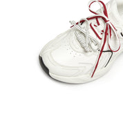 Beige Lucky Horse Hoof Leather Chunky Sneakers