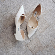 Red Patent Bow Dressed Kitten Heeled Pumps