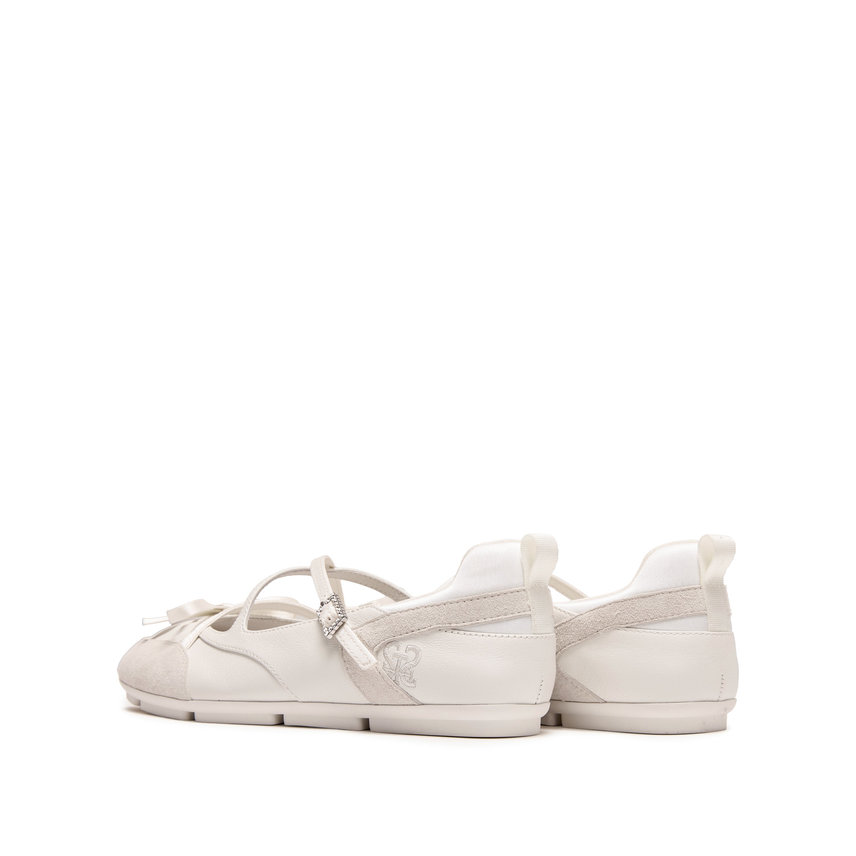 Whitel Bow Patch Mary Jane Ballet Runners