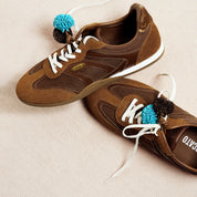 Brown Suede Fireworks Charm Sole Sneakers