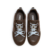 Brown Crystal Embellished Casual Sneakers