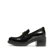 Smooth Calfskin Block Heel Loafers
