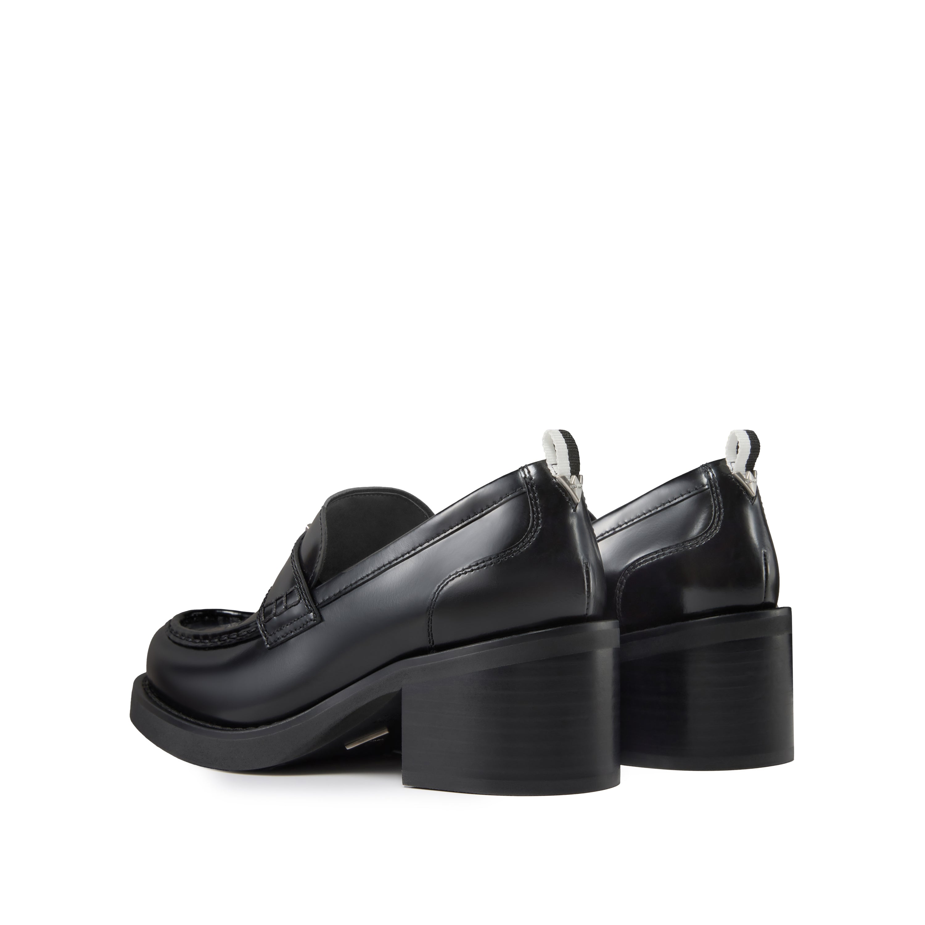 STACCATO × VERA WANG Metal Detail Block Heel Loafers