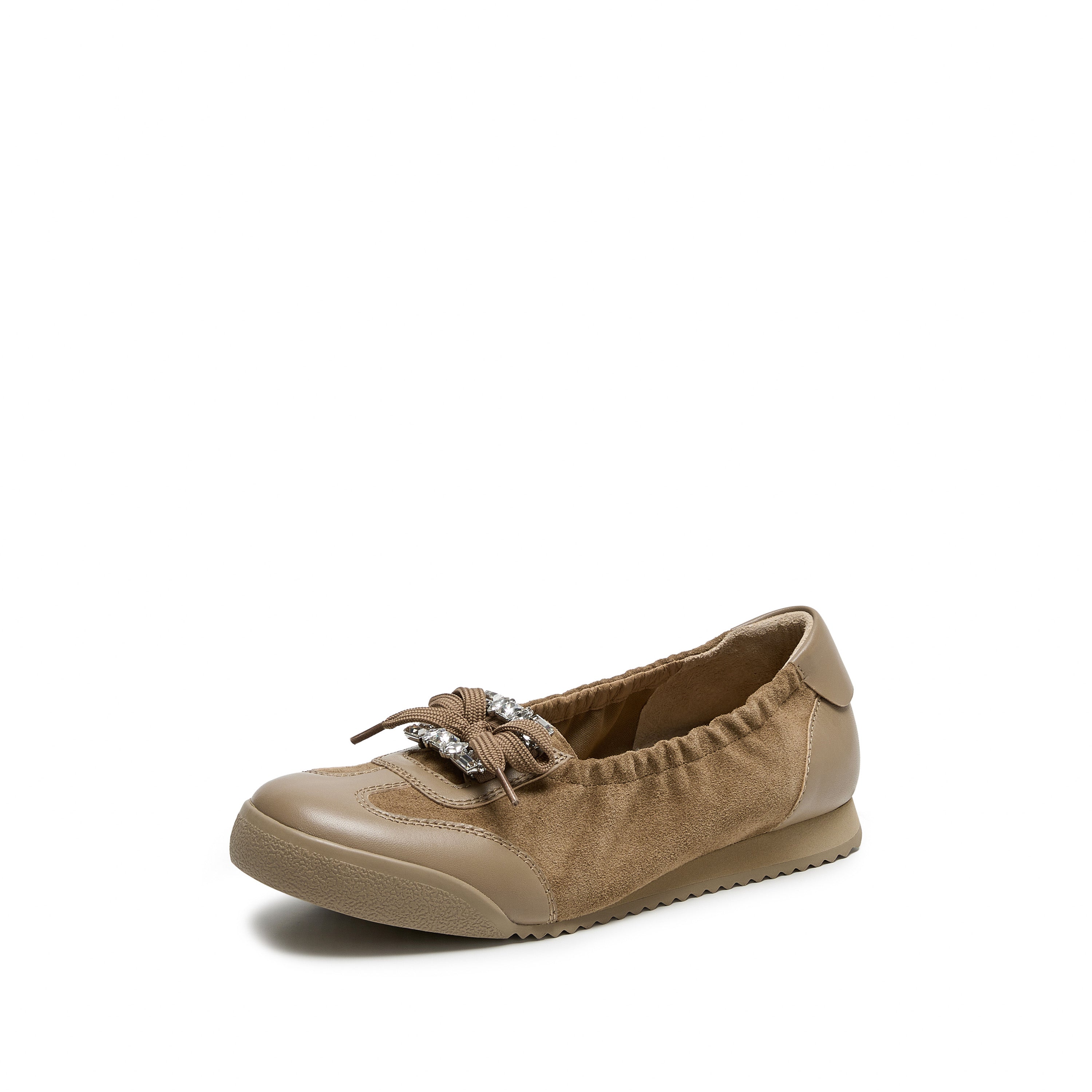 Brown Bow Casual Flats