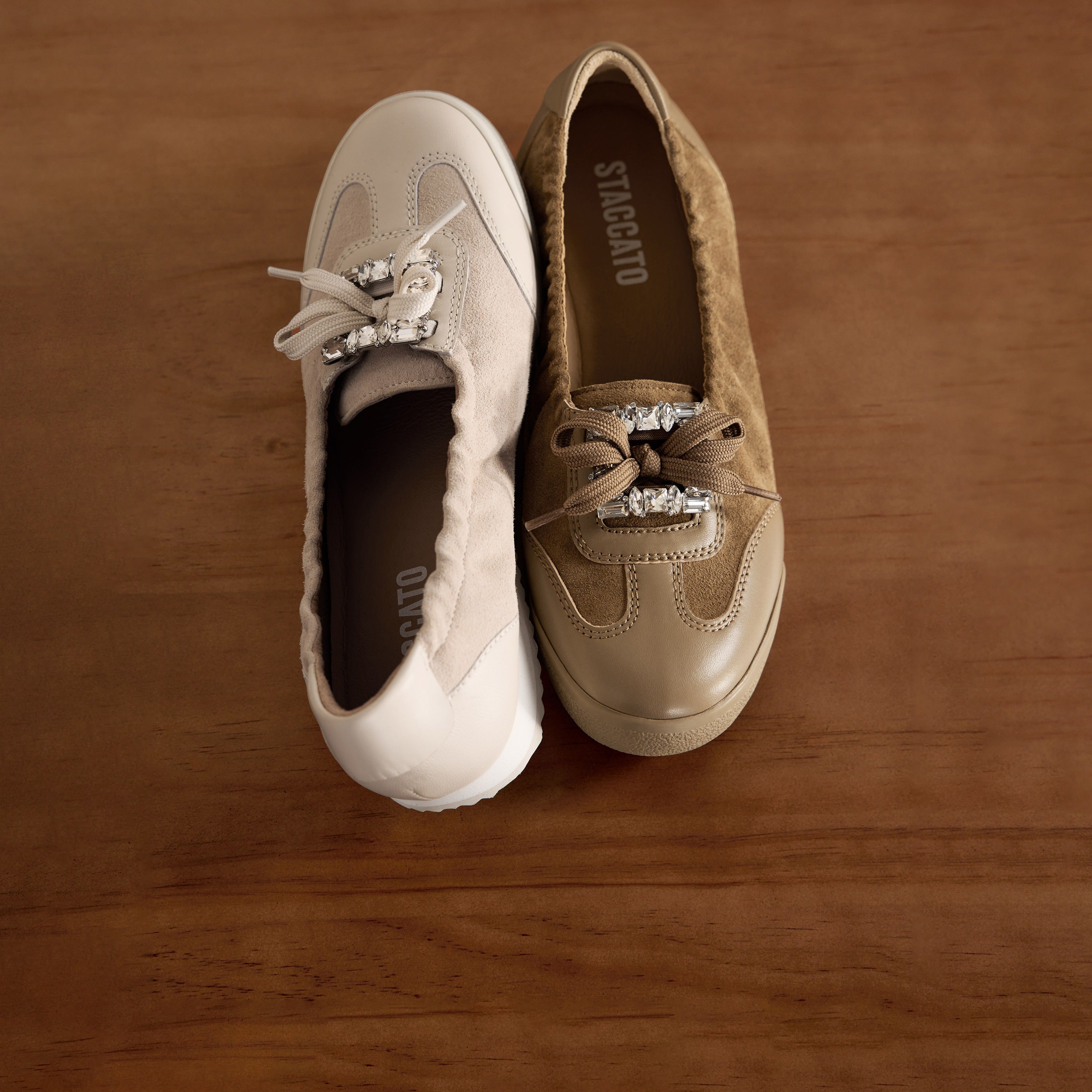 Brown Bow Casual Flats