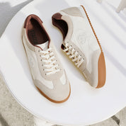 ST Embodiery Patch Slim- cut Lace-up Runner