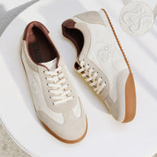 ST Embodiery Patch Slim- cut Lace-up Runner