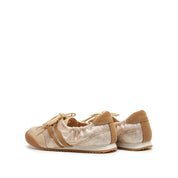 Brown Sugar Patch Sequins Ballerina Trainers