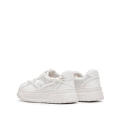 Monotone White Bows Sneakers
