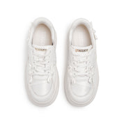 Monotone White Bows Sneakers