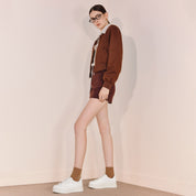 Monotone Light Pink Bows Sneakers
