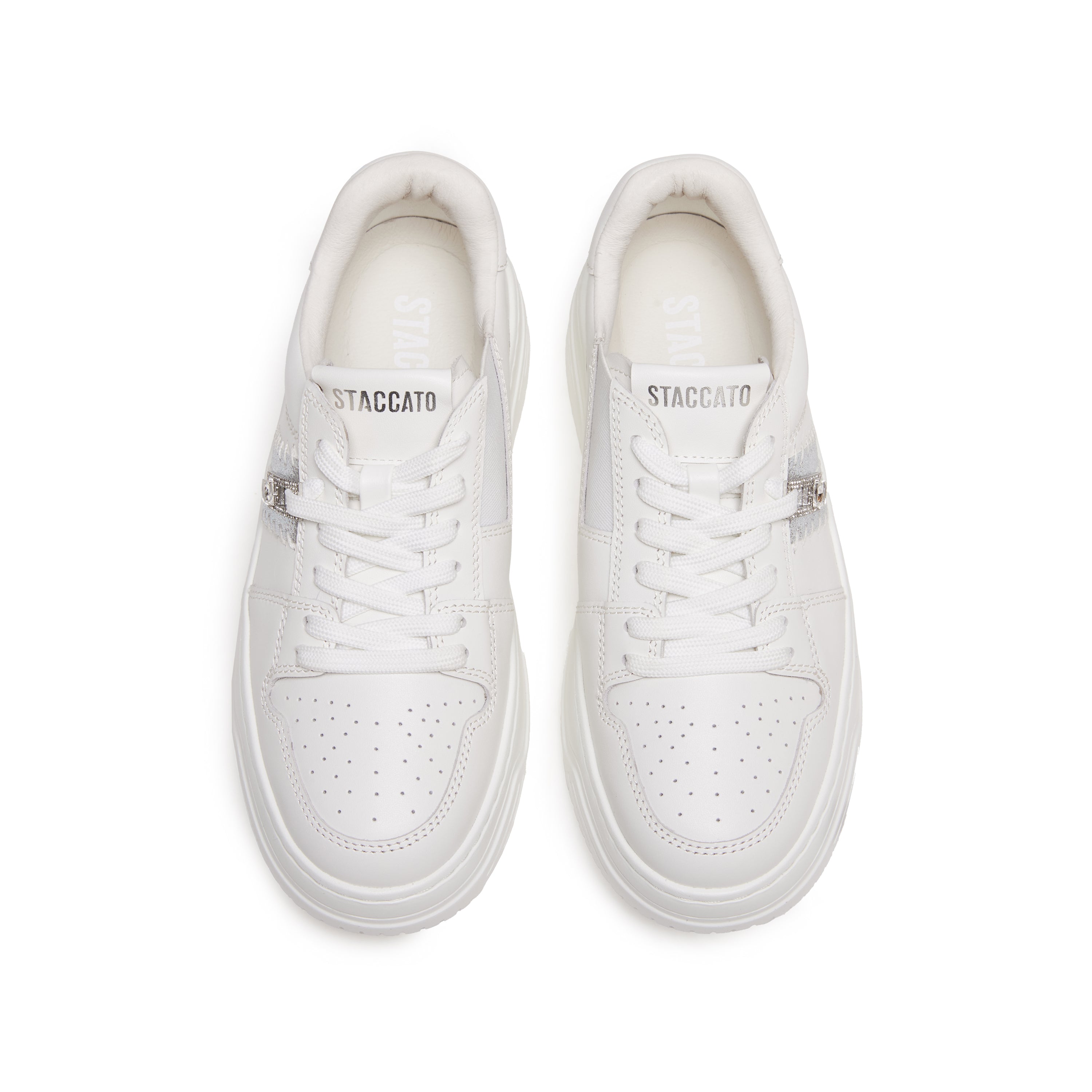 White Platform Sneakers