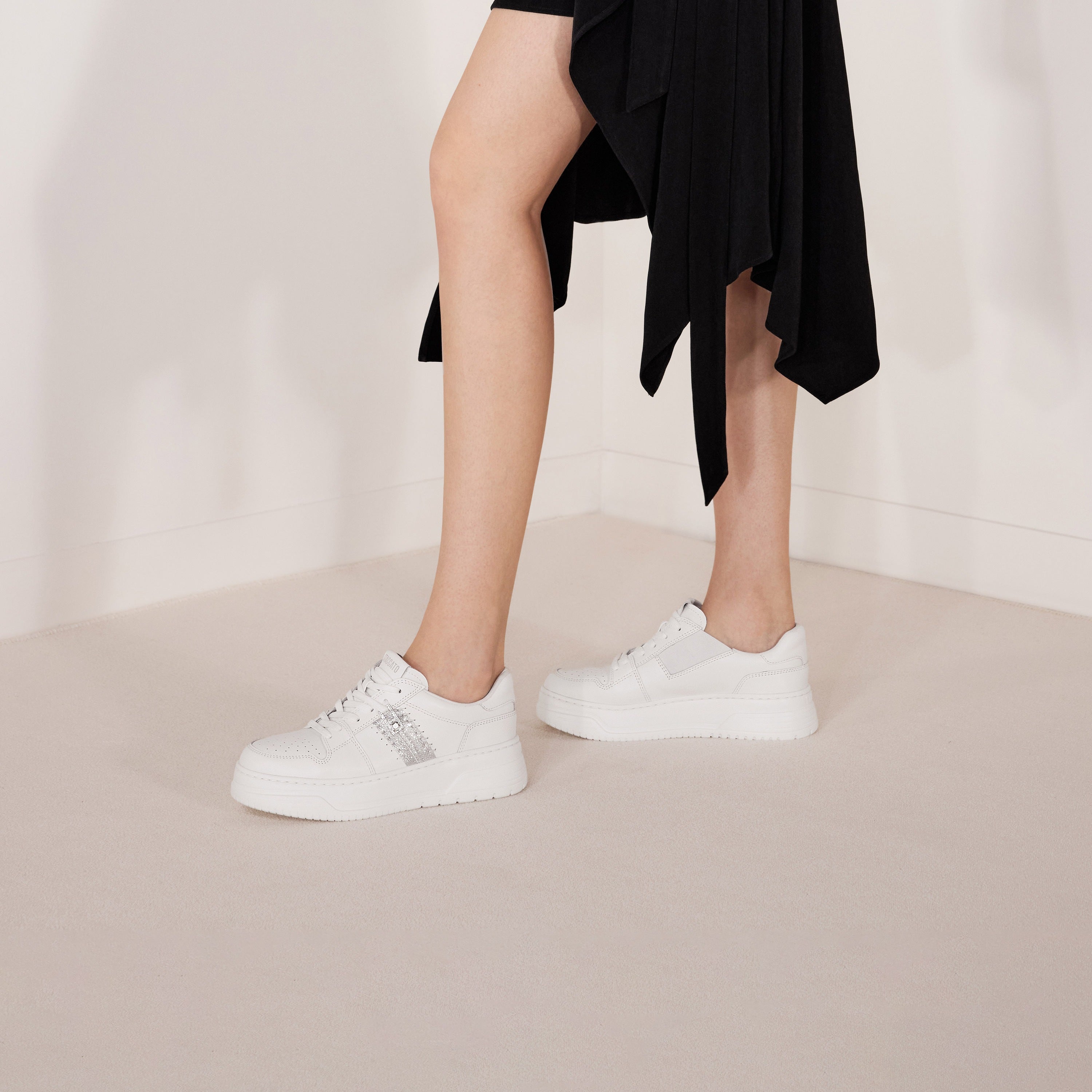 White Platform Sneakers