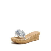 Silver Crystal Fireworks Wedge Corks