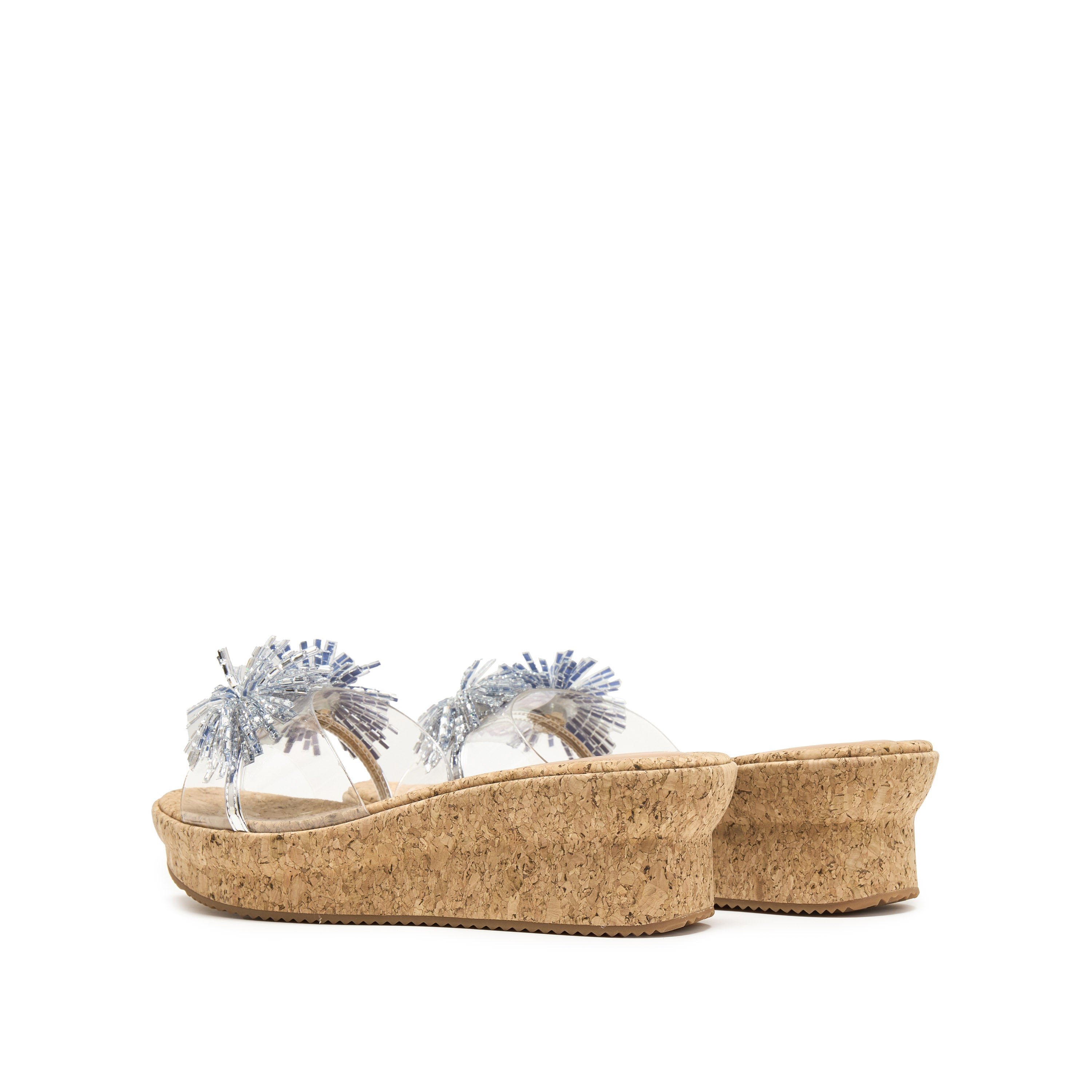 Silver Crystal Fireworks Wedge Corks