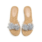 Silver Crystal Fireworks Wedge Corks