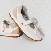 Beige ST Bow Mary Jane Derby Sneakers