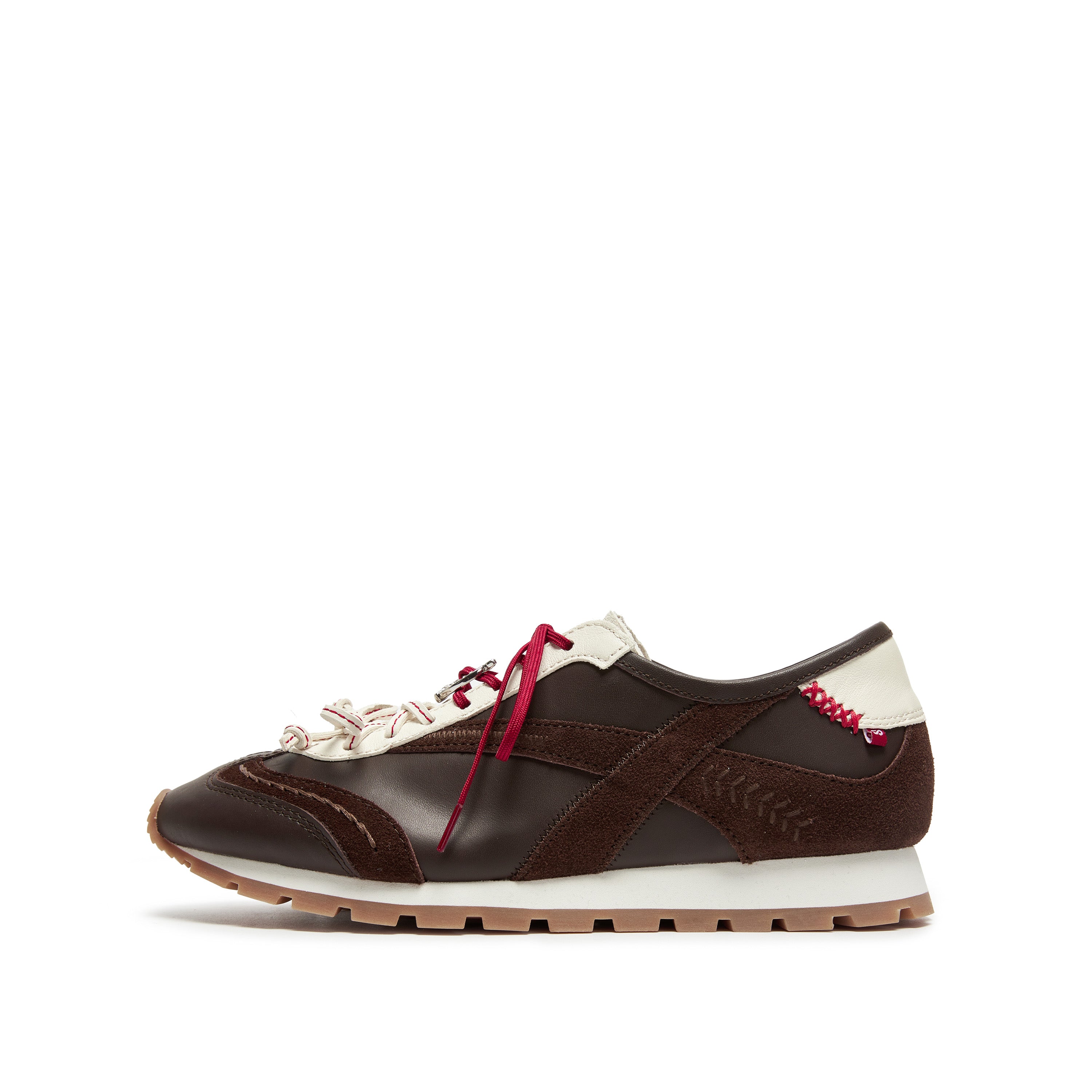 Cafe Noir Lucky Horse Hoof Leather Derby Sneakers