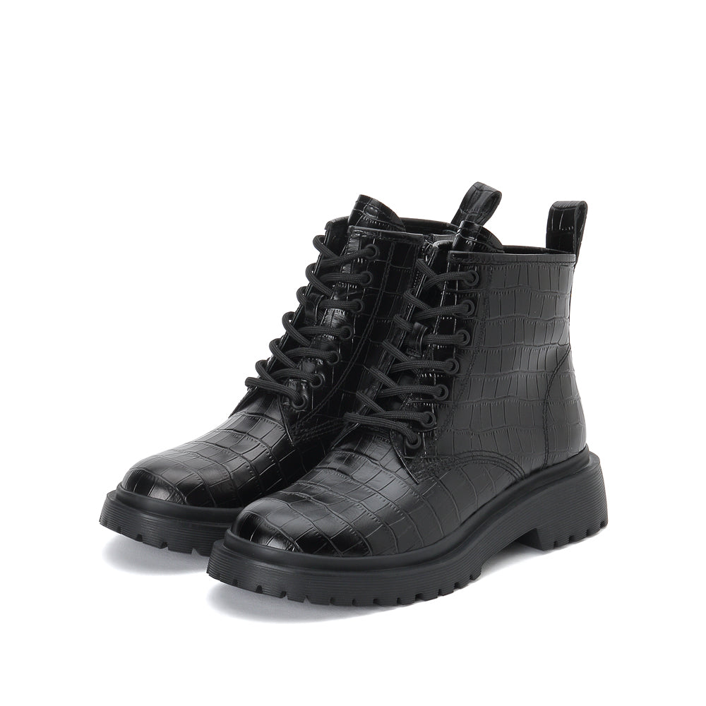 Lace Up Combat Boots