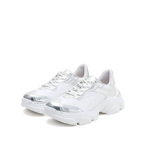 Silvery-White Wide Fit St Chunky Sneakers
