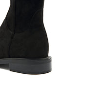 Black Over The Knee Sock Boots