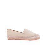 Load image into Gallery viewer, Pastel ST Embroidery Leather Espadrilles
