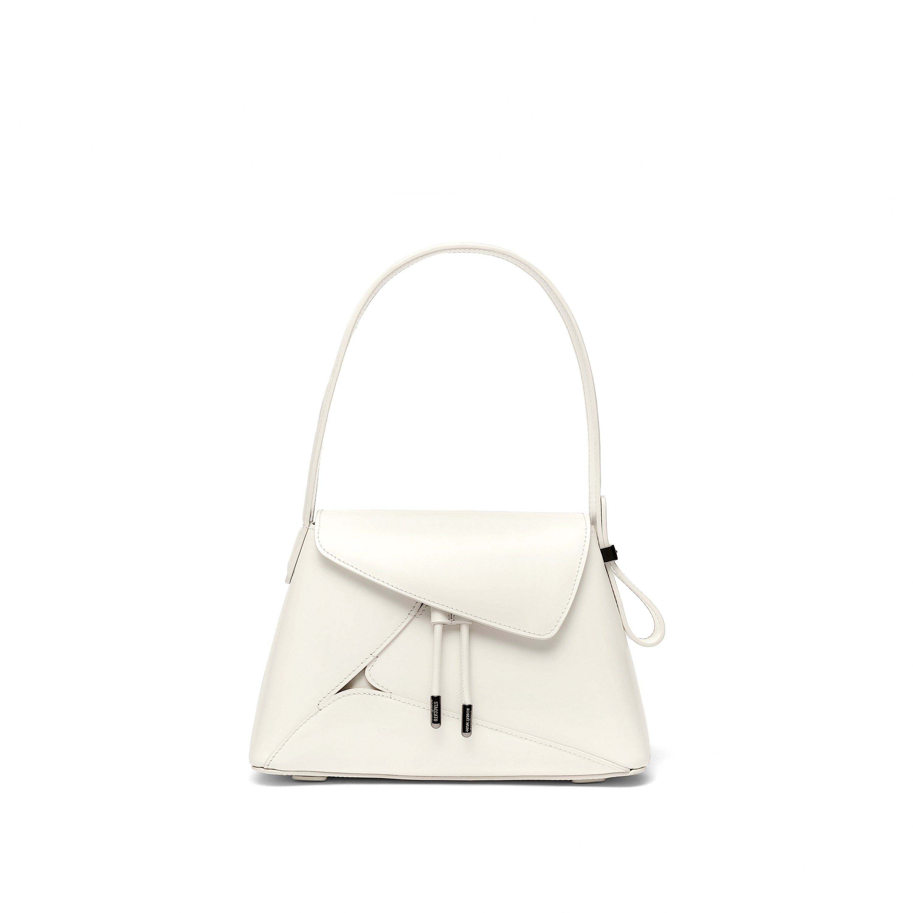 ST x Robert Wun Beige Leather Shoulder bag