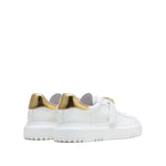 Load image into Gallery viewer, White Sneakers With Golden Velcro

