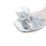 Load image into Gallery viewer, Crystal Bow Cross Strap Sandals
