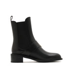 Load image into Gallery viewer, Black Chelsea Boots With ST Buckle

