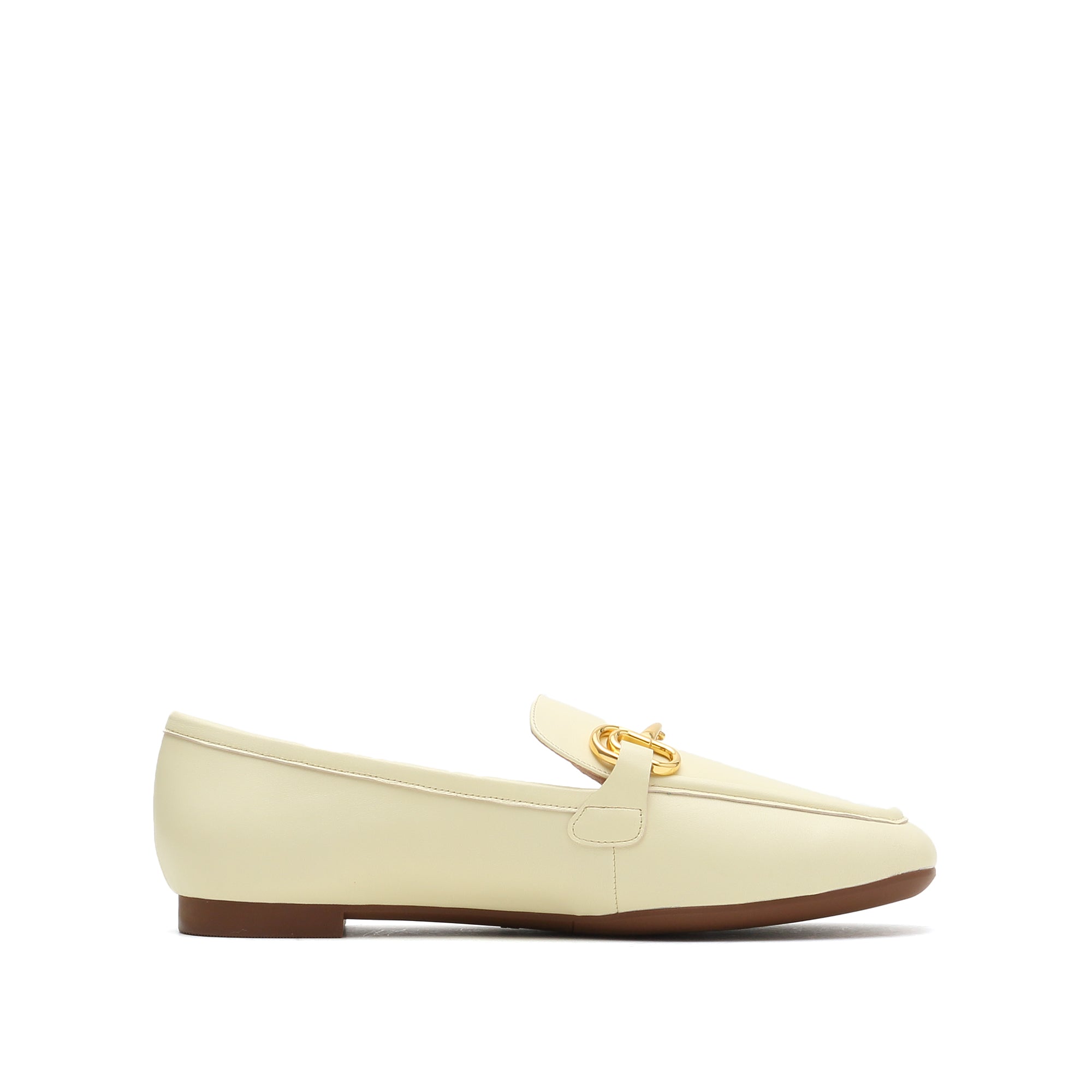 Taupe Classic Horsebit Flats Loafers