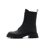 Load image into Gallery viewer, Black Lace Up Military Combat Boots
