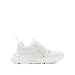 Load image into Gallery viewer, White Mesh Wide Fit Chunky Sneakers
