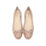 Load image into Gallery viewer, Pastel Crystal Bow Flats
