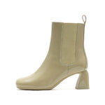 Load image into Gallery viewer, Avocado Patent Square Toe Chelsea Heeled Boots
