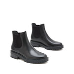 Load image into Gallery viewer, Black Leather Ankle Chelsea Boots
