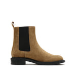 Load image into Gallery viewer, Taupe Suede Ankle Chelsea Boots
