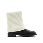 Load image into Gallery viewer, Beige Fisherman Knitted Ankle Boots

