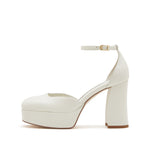 Load image into Gallery viewer, Beige Platform Block Heel Sandal

