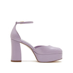 Load image into Gallery viewer, Purple Platform Block Heel Sandal
